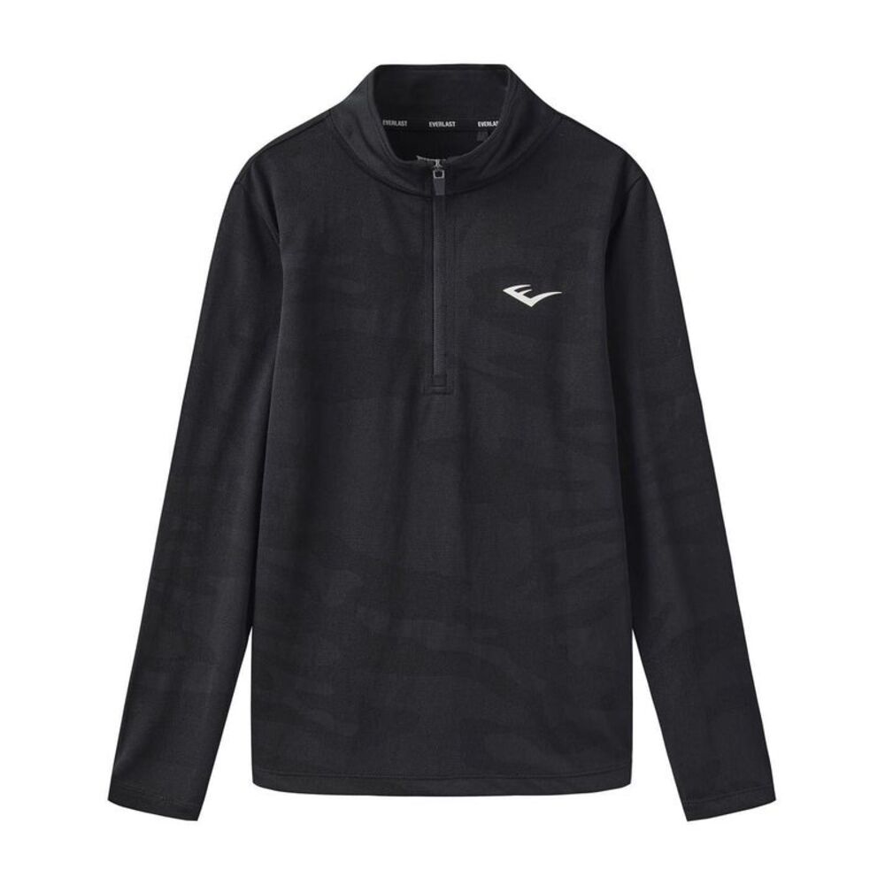 Everlast Childrens/Kids Flex Quarter Zip Top / Black